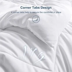 King Size Bedding Comforter Duvet Insert - Quilted White Comforters With Corner Tabs, 1800 Series Soft Siliconized Fiberfill All Season Down Alternative Bed Comforter - Box Stitched 17 King Size Bedding Comforter Duvet Insert - Quilted White Comforters With Corner Tabs, 1800 Series Soft Siliconized Fiberfill All Season Down Alternative Bed Comforter - Box Stitched -Amazon Shop 41VkkqIdvzL