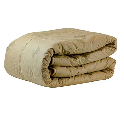 HealthyLine Camel Wool Filled Winter Comforter, Extra Weight – 450 GSM In 100% Down-Proof Cotton 233TC (Full Size: 89″ X 67″) 2 HealthyLine Camel Wool Filled Winter Comforter, Extra Weight – 450 GSM In 100% Down-Proof Cotton 233TC (Full Size: 89″ X 67″) - Image 2