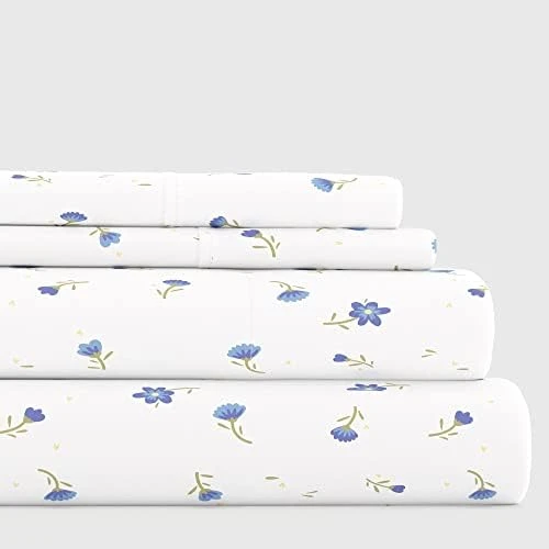 4 Piece Twin Bedding Sheet Set (Pink Floral) - Sleep Better Than Ever With These Ultra-Soft & Cooling Bed Sheets For Your Twin Size Bed - Deep Pocket Fits 16" Mattress 13 4 Piece Twin Bedding Sheet Set (Pink Floral) - Sleep Better Than Ever With These Ultra-Soft & Cooling Bed Sheets For Your Twin Size Bed - Deep Pocket Fits 16" Mattress - Image 13