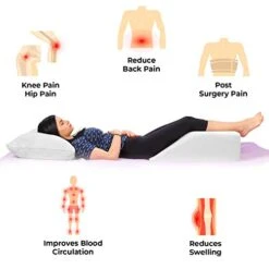 Ebung Memory Foam Leg Elevation Pillows - Leg Support Pillow To Elevate Feet, Sleeping, Blood Circulation, Leg Swelling Relief, Sciatica Pain Relief, Back Pain & Pregnancy - Leg Wedges For Elevation 13 Ebung Memory Foam Leg Elevation Pillows - Leg Support Pillow To Elevate Feet, Sleeping, Blood Circulation, Leg Swelling Relief, Sciatica Pain Relief, Back Pain & Pregnancy - Leg Wedges For Elevation -Amazon Shop 41Vsa7qZWZL