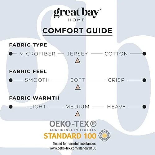 Full Flannel Jersey Knit Sheets. All Season, Soft, Cozy T-Shirt Sheet Set. Cotton Blend Bed Sheets. Cozy Flex Collection (Full, Navy) 3 Full Flannel Jersey Knit Sheets. All Season, Soft, Cozy T-Shirt Sheet Set. Cotton Blend Bed Sheets. Cozy Flex Collection (Full, Navy) - Image 3
