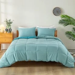 Bedding-Comforter-Set-Duvet-Insert, Soft, Lightweight,Breathable, Blue/Teal, All Season King -Amazon Shop 41Wdrk4ZJaL