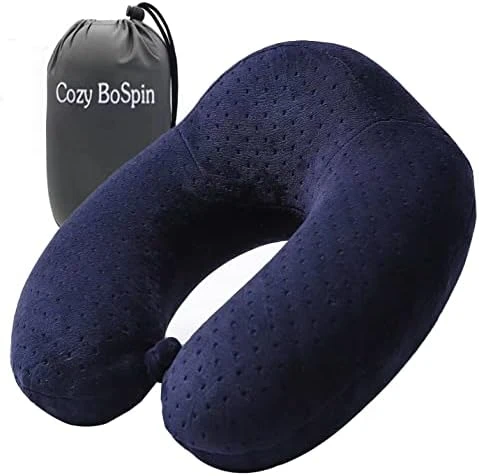 Cozy BoSpin Travel Pillow - Luxury Memory Foam Neck Support Cushion Neck Support Pillow (Gray) 6 Cozy BoSpin Travel Pillow - Luxury Memory Foam Neck Support Cushion Neck Support Pillow (Gray) - Image 6