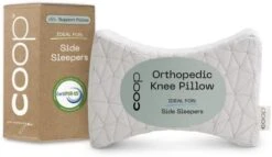 Coop Home Goods Knee Pillow For Side Sleeper, Adjustable Soft Orthopedic Pillow, Leg Pillow For Sleeping, Pregnancy Pillow Support, Sciatica, Back, Hip And Joint Pain Relief, With Washable Cover -Amazon Shop 41XjiiULjuL. AC