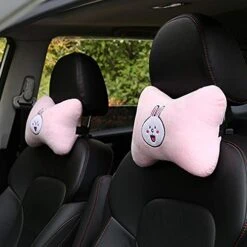 Tianmei 2PCS Cute Cartoon Pattern Car Headrest Pillow, Neck Rest Cushion Pillow, Car Neckrest Pad Head Support Pillow (Pink Rabbit - 1 Pair) 10 Tianmei 2PCS Cute Cartoon Pattern Car Headrest Pillow, Neck Rest Cushion Pillow, Car Neckrest Pad Head Support Pillow (Pink Rabbit - 1 Pair) -Amazon Shop 41Xr4X6dYvL