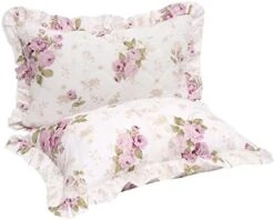 100% Cotton High 3-Pieces Ruffle Bed Skirt Queen Size Red Floral Quilted Bedspread Set With 2 Pillow Shams 20″Deep Dust Ruffle Drop 3-Side Dust Ruffle Drape Fitted Sheet For Bed Cover(White, Queen) 26 100% Cotton High 3-Pieces Ruffle Bed Skirt Queen Size Red Floral Quilted Bedspread Set With 2 Pillow Shams 20″Deep Dust Ruffle Drop 3-Side Dust Ruffle Drape Fitted Sheet For Bed Cover(White, Queen) -Amazon Shop 41Y1qCwFJoL. AC