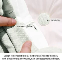 WOWMAX Rectangular Headboard Pillow Bolster Pillow For Bed Back Rest Pillow For Sitting In Bed Daybed Pillows Back Support Pillow For Bed Reading Pillow Grey-Beige Queen -Amazon Shop 41Y3Wa02HZL