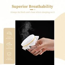 And Sound Queen Mattress Protector, Premium 100% Waterproof Mattress Cover, Noiseless Breathable Soft, Fitted Deep Pocket 8-21 Inch Bed Cover, Vinyl Free -Amazon Shop 41YE4gZ7qfL