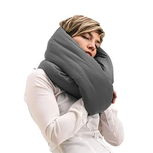 Huzi Infinity Pillow - Home Travel Soft Neck Scarf Support Sleep 2 Huzi Infinity Pillow - Home Travel Soft Neck Scarf Support Sleep - Image 2
