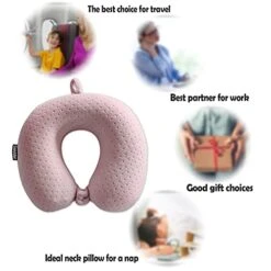 Gosider Neck Pillows For Sleeping Travel Pink Travel Pillow Comfortable U Shape Memory Foam Pillows Neck And Head Support Portable Travel Neck Pillow Suitable For Planes, Trains, Self-Driving Cars 14 Gosider Neck Pillows For Sleeping Travel Pink Travel Pillow Comfortable U Shape Memory Foam Pillows Neck And Head Support Portable Travel Neck Pillow Suitable For Planes, Trains, Self-Driving Cars -Amazon Shop 41YyEyfXo2L