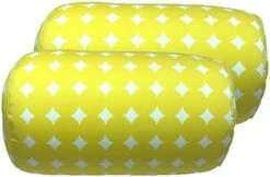 Bookishbunny 2pcs Micro Bead Roll Pillow Cushion For Bed Back Neck Head Body Support, 13" X 7", Various Designs (Dark Gray) -Amazon Shop 41Z0ag3T95L. AC