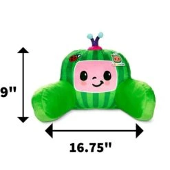 CoComelon Kids Back Resting Pillow For Reading And Watching TV β Bed Rest Pillow With Arms To Lounge With Comfortable Back Support β Great For The Bed Or Couch