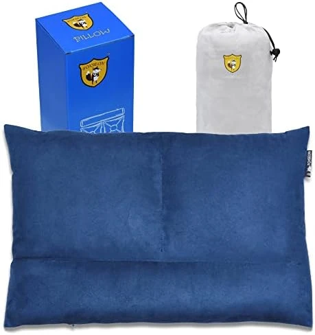 FOXSEON Camping Pillow - Travel Pillow, Pillowcase Wraps A Cylindrical Pillow And Two Square Pillows, Support Neck Pillow For Sleeping And Traveling (Gray) 8 FOXSEON Camping Pillow - Travel Pillow, Pillowcase Wraps A Cylindrical Pillow And Two Square Pillows, Support Neck Pillow For Sleeping And Traveling (Gray) - Image 8
