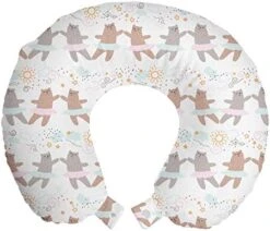 Ambesonne Peony Travel Pillow Neck Rest, Pastel Tone Delicate Peonies With Curled Leaves Vintage Style Tangled Arrangement, Memory Foam Traveling Accessory For Airplane And Car, 12", Purple Teal -Amazon Shop 41aUcMj5MWL. AC