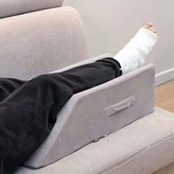 TANYOO Velvet Leg Pillows For Leg Knee Ankle Surgery Recovery, Leg Elevation Pillow For Broken Foot, Good For Leg Pain, Hip And Knee Pain Relief Medium Size For Children And Short Persons -Amazon Shop 41afx1WUmXL