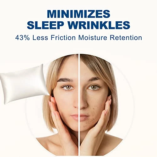 UNASILK Mulberry Silk Pillowcase For Hair And Skin - 100% Pure Silk, White,King Size, 20x36, With Hiden Zipper, Pillowcase For Acne, Anti Aging, Acne Free, Ideal For Curly Hair 5 UNASILK Mulberry Silk Pillowcase For Hair And Skin - 100% Pure Silk, White,King Size, 20x36, With Hiden Zipper, Pillowcase For Acne, Anti Aging, Acne Free, Ideal For Curly Hair - Image 5