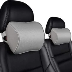 Aukee Car Headrest Pillow With Genuine Leather Cover Memory Foam Neck Cushion For Driving Home Office Black (Pack Of 2) 21 Aukee Car Headrest Pillow With Genuine Leather Cover Memory Foam Neck Cushion For Driving Home Office Black (Pack Of 2) -Amazon Shop 41b5N2 RcL. AC