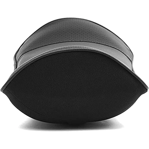 Juvale Car Headrest Pillow, Memory Foam, Black Faux Leather (11 X 8 In, 2 Pack) 4 Juvale Car Headrest Pillow, Memory Foam, Black Faux Leather (11 X 8 In, 2 Pack) - Image 4