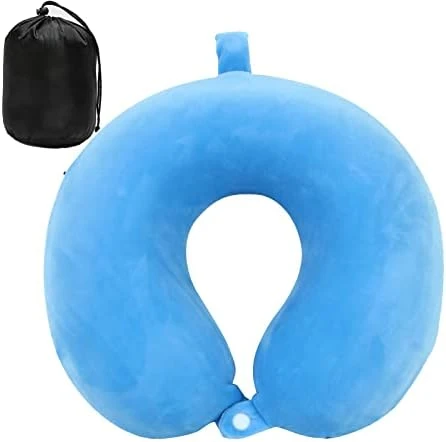 DUANY STORE Neck Pillow For Traveling, Upgraded Travel Neck Pillow For Airplane 100% Pure Memory Foam Travel Pillow For Flight Headrest Sleep, Portable Plane Accessories (Pink) 14 DUANY STORE Neck Pillow For Traveling, Upgraded Travel Neck Pillow For Airplane 100% Pure Memory Foam Travel Pillow For Flight Headrest Sleep, Portable Plane Accessories (Pink) - Image 14