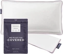 100% Cotton Sateen Pillow Protector Cover - Zipper Pillow Cover - 500 Thread Count Luxury Cotton - Zippered Dust Pillow Protector Bed Pillow Case, Standard, 20”x26” -Amazon Shop 41cmhzhaVeL. AC 1