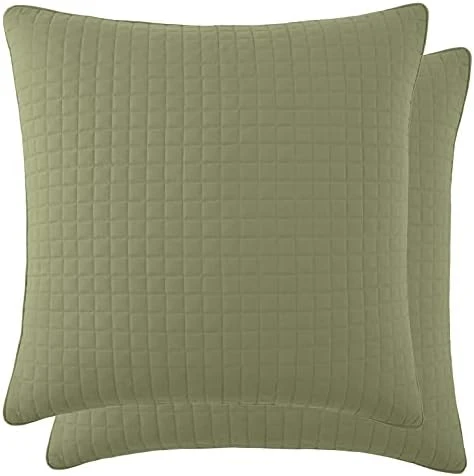 Southshore Fine Linens - VILANO Springs - Pair Of Quilted Pillow Sham Covers (No Inserts), 20" X 26", Bright White 15 Southshore Fine Linens - VILANO Springs - Pair Of Quilted Pillow Sham Covers (No Inserts), 20" X 26", Bright White - Image 15