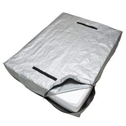 Aloona Mattress Bags For Moving And Storage-Patent Pending Reusable Mattress Cover For Moving Cal King Size With Reinforced Handles And Heavy Duty Zipper-Extra Thick Mattress Protector Storage Bag