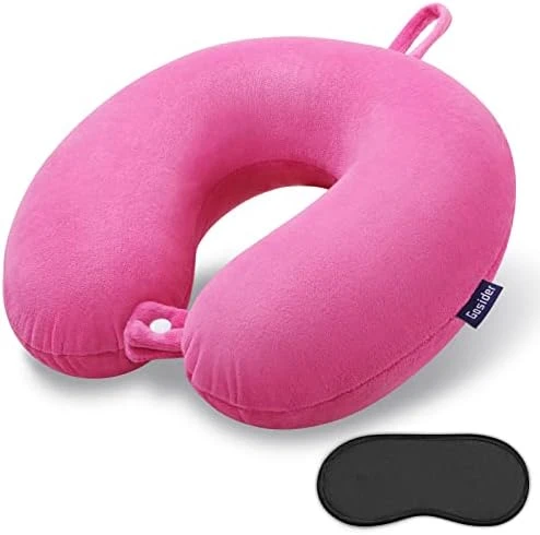 Gosider Neck Pillows For Sleeping Travel Pink Travel Pillow Comfortable U Shape Memory Foam Pillows Neck And Head Support Portable Travel Neck Pillow Suitable For Planes, Trains, Self-Driving Cars 6 Gosider Neck Pillows For Sleeping Travel Pink Travel Pillow Comfortable U Shape Memory Foam Pillows Neck And Head Support Portable Travel Neck Pillow Suitable For Planes, Trains, Self-Driving Cars - Image 6