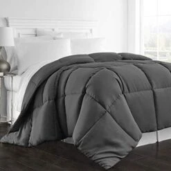 Hotel Collection 1300 Series - All Season - Luxury Goose Down Alternative Comforter - King/Cal King - Black 22 Hotel Collection 1300 Series - All Season - Luxury Goose Down Alternative Comforter - King/Cal King - Black -Amazon Shop 41esHTxMALL. AC