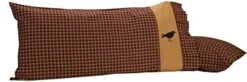Eritage Farms Crow Nature Print Chambray Cotton Primitive Bedding Appliqued King Pillow Case Set Of 2, Burgundy Red 19 Eritage Farms Crow Nature Print Chambray Cotton Primitive Bedding Appliqued King Pillow Case Set Of 2, Burgundy Red -Amazon Shop 41fH2q3siSL. AC
