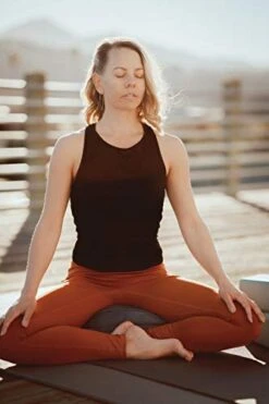 Zafu Meditation Pillow Cushion - Filled With Sanitized Buckwheat Hulls Sourced In USA/Canada & Charcoal Packages; Velvety Feel, Free Lavender Pouch, Side Pocket Design & Anti-dust Cotton Bag (Silver Gray, 13")