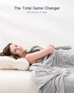 Cooling Comforter Queen, Cooling Down Alternative Duvet For Hot Sleepers, Soft Summer Duvet Insert For Night Sweats, Cool & Breathable Blanket, Grey 90x90 Inches 11 Cooling Comforter Queen, Cooling Down Alternative Duvet For Hot Sleepers, Soft Summer Duvet Insert For Night Sweats, Cool & Breathable Blanket, Grey 90x90 Inches -Amazon Shop 41g9tl5AwiL