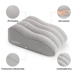 LOKFEHRE Leg Elevation Pillow,Inflatable Wedge Pillows,Comfort Leg Pillows For Sleeping,Wedge Pillow For Legs And Reduce Swelling,Suitable For Improving Sleep Quality,Pregnant,Injury,Recovery -Amazon Shop 41hSkNT87ZL