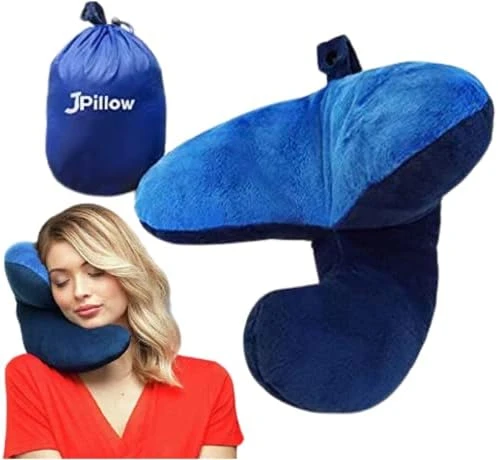 J-Pillow Travel Pillow - British Invention Of The Year Winner Chin Supporting Pillows For Sleeping Airplane Flight Supports Your Head Neck & (Blue) 6 J-Pillow Travel Pillow - British Invention Of The Year Winner Chin Supporting Pillows For Sleeping Airplane Flight Supports Your Head Neck & (Blue) - Image 6
