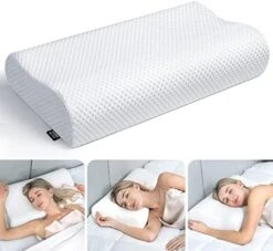 Osteo Adjustable Memory Foam Pillow With 6 Available Height, No Smell Neck Pillows For Pain Relief, Cervical Bed Pillows For Sleeping, Orthopedic Contour Pillow Support For Back Side Stomach Sleepers -Amazon Shop 41hh apaXtL. AC