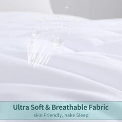 Oversized King Comforter 120x120 Lightweight Down Alternative Comforter For All Season,White Quilted Duvet Insert With 8 Corner Tabs Microfiber Comforter (White, Oversized King120 X120) -Amazon Shop 41iBbMI5ZcL