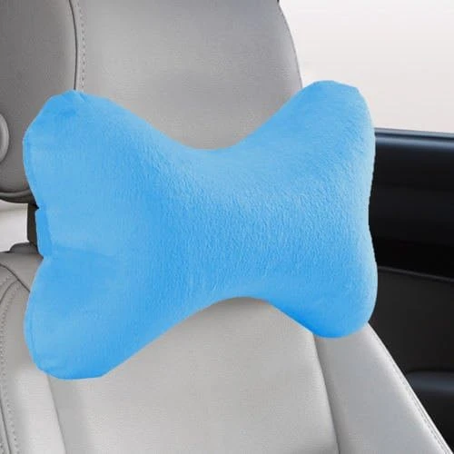 Bookishbunny 2pk Dog Bone Shaped Travel Neck Pillows With Washable Removable Case Memory Foam Car Bus Truck Driving Comfort Head Rest Support (Navy) 8 Bookishbunny 2pk Dog Bone Shaped Travel Neck Pillows With Washable Removable Case Memory Foam Car Bus Truck Driving Comfort Head Rest Support (Navy) - Image 8
