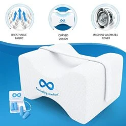Everlasting Comfort ® Knee Pillow For Side Sleepers - Contour Knee Wedge Pillow For Between Legs Aligns Spine & Relieves Pressure - Leg Pillow For Back Pain, Hip Pain, Knee Pain 7 Everlasting Comfort ® Knee Pillow For Side Sleepers - Contour Knee Wedge Pillow For Between Legs Aligns Spine & Relieves Pressure - Leg Pillow For Back Pain, Hip Pain, Knee Pain -Amazon Shop 41jUwIFyG7L
