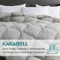 Goose Down Comforter,Dawn Gray Queen Size Down And Feathers Duvet,Luxurious Bed Comforter,100% Egyptian Cotton Cover Medium Warmth Duvet Insert With 8 Corner Tabs (Queen,90"X90") 7 Goose Down Comforter,Dawn Gray Queen Size Down And Feathers Duvet,Luxurious Bed Comforter,100% Egyptian Cotton Cover Medium Warmth Duvet Insert With 8 Corner Tabs (Queen,90"X90") -Amazon Shop 41jszLFcOUL