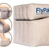 FLYPAL Inflatable Foot Rest For Air Travel, U.S Patented 2 In 1 Design, Blow-Up Pillow Cushion For Home, Office And Kids To Sleep On Long Flights, 17“x11"x17", Grey.