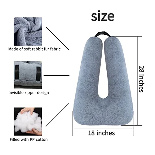 FHSGGP Travel Pillow Travel Pillow Cushion For The Back Seat Of A Car Car Pillow For Kids A Sleeping Artifact Suitable For Long-Distance Travel Of Adults And Children Travel Pillow For Kids Grey 2 FHSGGP Travel Pillow Travel Pillow Cushion For The Back Seat Of A Car Car Pillow For Kids A Sleeping Artifact Suitable For Long-Distance Travel Of Adults And Children Travel Pillow For Kids Grey - Image 2
