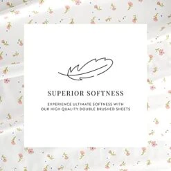 4 Piece Twin Bedding Sheet Set (Pink Floral) - Sleep Better Than Ever With These Ultra-Soft & Cooling Bed Sheets For Your Twin Size Bed - Deep Pocket Fits 16" Mattress 17 4 Piece Twin Bedding Sheet Set (Pink Floral) - Sleep Better Than Ever With These Ultra-Soft & Cooling Bed Sheets For Your Twin Size Bed - Deep Pocket Fits 16" Mattress -Amazon Shop 41lG6hFQG4L