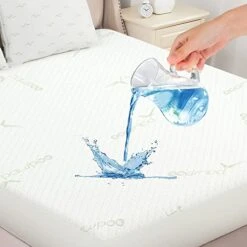 Full Size Waterproof Mattress Protector With Deep Pocket, No Vinyl (54"*75",Full)