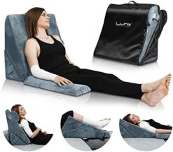 Lunix LX6 3pcs Orthopedic Bed Wedge Pillow Set, Post Surgery Memory Foam For Back, Leg And Knee Pain Relief, Sitting Pillow For Reading, Adjustable Pillows For Acid Reflux And GERD For Sleeping Brown 11 Lunix LX6 3pcs Orthopedic Bed Wedge Pillow Set, Post Surgery Memory Foam For Back, Leg And Knee Pain Relief, Sitting Pillow For Reading, Adjustable Pillows For Acid Reflux And GERD For Sleeping Brown -Amazon Shop 41lm9jPCs3L. AC