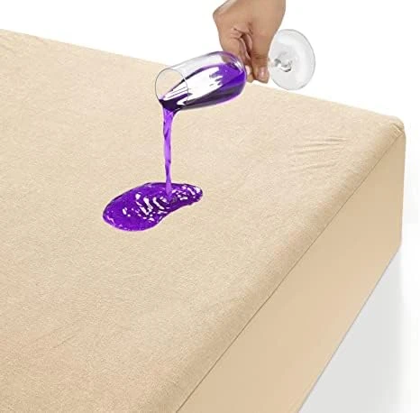 100% Waterproof Mattress Protector Queen, White Queen Mattress Protector, Cotton Terry Queen Mattress Cover, Soft Breathable & Noiseless Bed Cover, Elastic Fitted 8"-20" Deep Pocket - White 13 100% Waterproof Mattress Protector Queen, White Queen Mattress Protector, Cotton Terry Queen Mattress Cover, Soft Breathable & Noiseless Bed Cover, Elastic Fitted 8"-20" Deep Pocket - White - Image 13