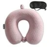 Gosider Neck Pillows For Sleeping Travel Pink Travel Pillow Comfortable U Shape Memory Foam Pillows Neck And Head Support Portable Travel Neck Pillow Suitable For Planes, Trains, Self-Driving Cars