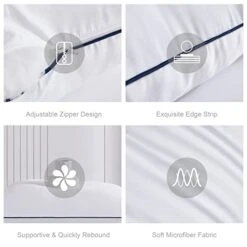 Pillows King Size Set Of 2,Adjustable Microfiber King Pillows With Hollow Fiber,Hotel Quailty Bed Pillows For Sleeping 2 Pack For Side Sleeper -Amazon Shop 41mZFr3sDjL