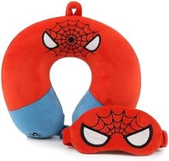 Superhero Travel Pillow For Kids & Adults With Sleep Eye Mask, Memory Foam U-Shaped Neck Pillow With Washable Cover, Soft Head Support Travel Accessories For Airplane Car Train Bus Recline, Red 17 Superhero Travel Pillow For Kids & Adults With Sleep Eye Mask, Memory Foam U-Shaped Neck Pillow With Washable Cover, Soft Head Support Travel Accessories For Airplane Car Train Bus Recline, Red -Amazon Shop 41mtGorp qL. AC