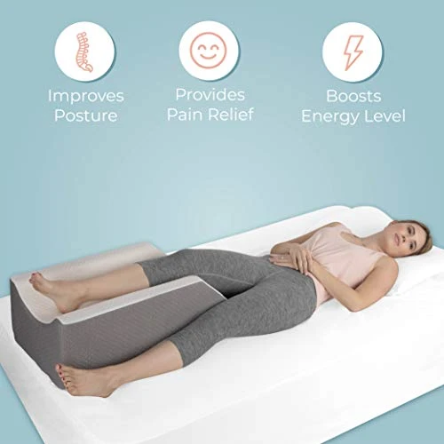 Kolbs Single Leg Elevation Pillow | Post Surgery Leg Pillow | Stylish Chic Jacquard Cover | Ankle Knee And Leg Support Pillow For Injury After Surgery (Single Leg) 1 Kolbs Single Leg Elevation Pillow | Post Surgery Leg Pillow | Stylish Chic Jacquard Cover | Ankle Knee And Leg Support Pillow For Injury After Surgery (Single Leg)