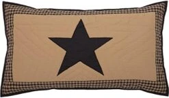 Heck Star Cotton Primitive Bedding Hand Quilted Appliqued Square Euro Sham, Raven Black -Amazon Shop 41nIjSFTp6L. AC