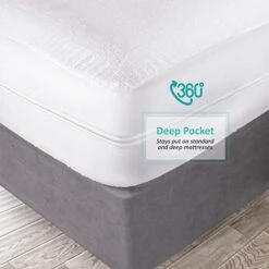 Premium Zippered Mattress Encasement - Water Proof Twin Mattress Protector - Cotton Terry Top Fits 15 Inches Deep - Twin -Amazon Shop 41njLOQEqGL 1